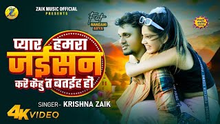 प्यारहमराजईसनकरेकेहुतबतईहहोKrishnaZaikNewsadsong [upl. by Rubbico]