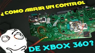 TUTORIAL COMO DESARMAR UN CONTROL DE XBOX 360 [upl. by Eimmaj506]