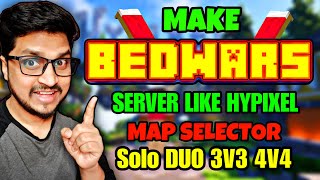 How To Make Bedwars Server Like Hypixel in Aternos  Bedwars Server Tutorial  Bedwars 1058 Plugin [upl. by Noral472]