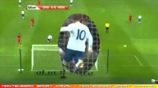 England vs Montenegro  Engleska vs Crna Gora Qualifiers Euro 2012  Highlights  12 okotb 10 [upl. by Ahsemal291]