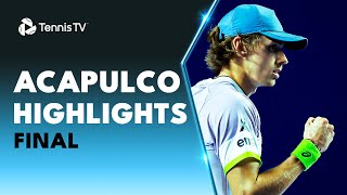 Alex De Minaur vs Tommy Paul  Acapulco 2023 Final Highlights [upl. by Alpers]