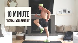 HOW TO RUN LONGER  Home Workout to IMPROVE STAMINA [upl. by Itsrejk]