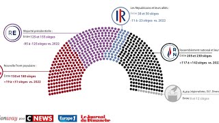 SONDAGE  Législatives 2024  voici à quoi pourrait ressembler la nouvelle Assemblée nationale [upl. by Kancler]