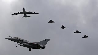 Rafale fighters deploy to the UK 🇫🇷 [upl. by Acinorav228]