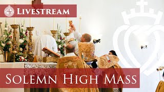 Solemn High Mass  Sunday after the Ascension  52123 [upl. by Eastman]