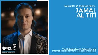 Meet 202324 Rebanks Fellow Jamal Al Titi Baritone [upl. by Ahseena]