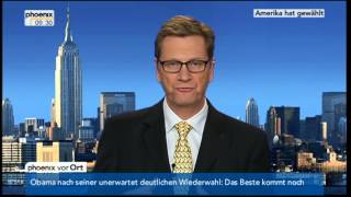 Guido Westerwelle und FrankWalter Steinmeier zur Wahl von Obama [upl. by Lleksah260]