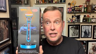 Gillette Labs Bugatti Edition Heated Razor Unboxing and first use [upl. by Angele437]