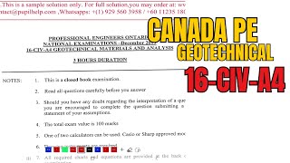 AEDecember2019  16CivA4  CANADA PE EXAMBASIC STUDIES [upl. by Aidahs30]