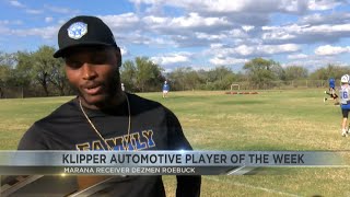 Klipper Automotive Player of the Week Dezmen Roebuck [upl. by Anuala]