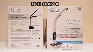 Ottlite Wireless Charging Desk Lamp with color changing base [upl. by Adabel]