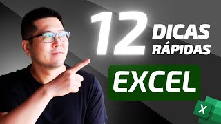 12 dicas de Excel para te AJUDAR no dia a dia 📊🔥🔥 [upl. by Aicnatsnoc277]