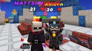 Dominating Bedwars With MATTSUN [upl. by Bright54]