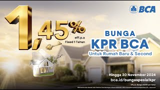 Bunga KPR BCA Akhir Tahun [upl. by Ayian]