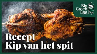 Hele GEROOSTERDE KIP van het SPIT met verse rub Sappig en krokant [upl. by Lanna]