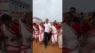 Rahul Gandhi Jharkhand Mein Nritya Kiya viralshortvideo rahulgandhi shortvideo shortscongress [upl. by Anaig]