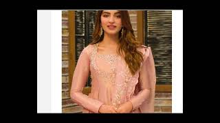 pakistani actress frock desing new lastest frock desingin 2024 [upl. by Fayette]