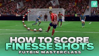 How to EFFECTIVELY Score FINESSE Shots in FC 24 [upl. by Katrinka]