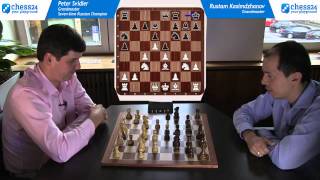 Svidler challenges Kasimdzhanov to 3minute blitz [upl. by Gilead]