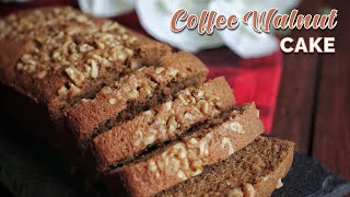 Coffee Walnut Cake  Ultimate Tea Time Cake [upl. by Nnaerb]