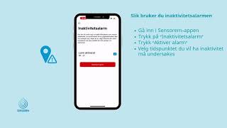 NO  Sensorem trygghetsalarm inaktivitetsalarmen wide [upl. by Ben171]