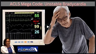 ACLS Mega Code Review  Unstable Bradycardia and Transcutaneous Pacing AHA ACLS [upl. by Idet]