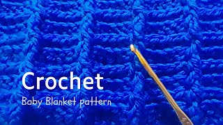 OMG 😮 The EASIEST Baby Blanket 🤩 EVER CROCHETED in MINUTES BeginnerFriendly [upl. by Lovash418]