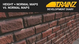 Trainz Dev Diary  Parallax vs Normal Mapped Objects [upl. by Fevre]