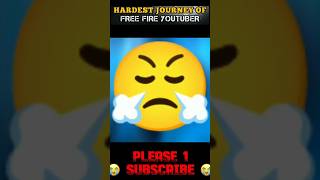 Hardest journey of free fire YouTuber 😁 shorts vairalshort freefire foryou fyp [upl. by Roby]