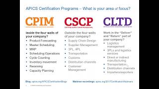 CPIM Certification Is Getting Transformed [upl. by Ocirederf315]