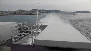 MV NEW FERRY II Kvaerner Fjellstrand Flying Cat 40 to acceleration 新輪貳加速 [upl. by Joshia]