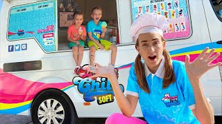 Vlad and Niki in the Moms Ice Cream Truck  Funny stories for kids [upl. by Labaw727]