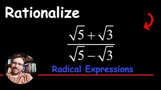 Rationalizing the Denominator √5  √3√5  √3 using the Conjugate [upl. by Bowes]