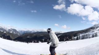 Snowpark Waidring Steinplatte Freeski Parklaps  06022014 [upl. by Niliak]