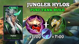 REASON WHY HYLOS CORE PURE TANK BUILD IS BROKEN  BEST EMBLEM SET amp BUILD  MLBB🦖 [upl. by Assyral]