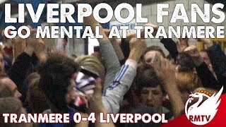 Liverpool Fans go MENTAL on Tranmere Concourse  LFC Chants [upl. by Anail224]