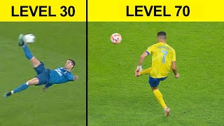 Cristiano Ronaldo Goals Level 1 to Level 100 [upl. by Dreda]