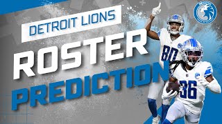 Mekos Detroit Lions 53Man Roster Prediction [upl. by Stralka]