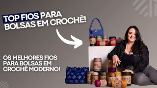 Segredo Revelado Os Melhores Fios para Suas Bolsas de Crochê Inscrevase na Semana Viver de Crochê [upl. by Sugden20]