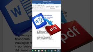 ⚡ Como CONVERTIR un archivo de WORD a PDF en 30 SEGUNDOS 🚀🚀 [upl. by Christy]