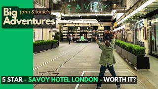 Amazing SAVOY Hotel Room 514 Tour Luxury King River View Our London Adventure [upl. by Erdried]