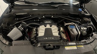 Installing 034 Intake on my B85 SQ5 [upl. by Bacchus]