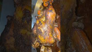 What we ate for thanksgiving oven baked whole chicken ovenbakedchicken wholechickenroast [upl. by Norreht]