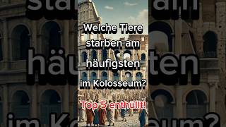 Welche Tiere starben am häufigsten im Kolosseum 🐾 Die Top 5 enthüllt 🏛️ [upl. by Cecilio]