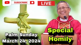 March 24 2024 😀 Palm Sunday Special Homily 🤣 Grabe Ka Siaw 🤣  Fr Ciano Ubod [upl. by Arluene]