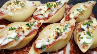 Stuffed Conchiglioni Recipe  Simple Conchiglioni Pasta Recipe [upl. by Roxine]