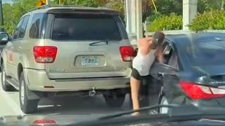 Drunk Road Raging Lady Crashes Into Car  CAR CRASHES amp KARMA [upl. by Arracot654]