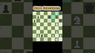 Very Rare Checkmate by Two Knights chess chessvideos shorts [upl. by Tenner471]