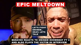 Benzino MELTS DOWN Over Eminem Doomsday Pt 2 DISS And Now Claims This Internet Reacts 😂 [upl. by Torhert]