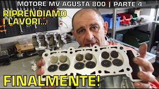 Pt4 MOTORE MV 800  CHIUDIAMO il BASAMENTO finalmente [upl. by Barde]